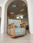 Atelier Del Sofa Silla Alada Azul